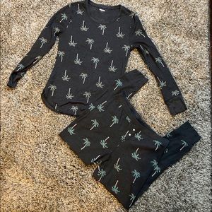 NWOT Old Navy Christmas Palm Tree PJ’s